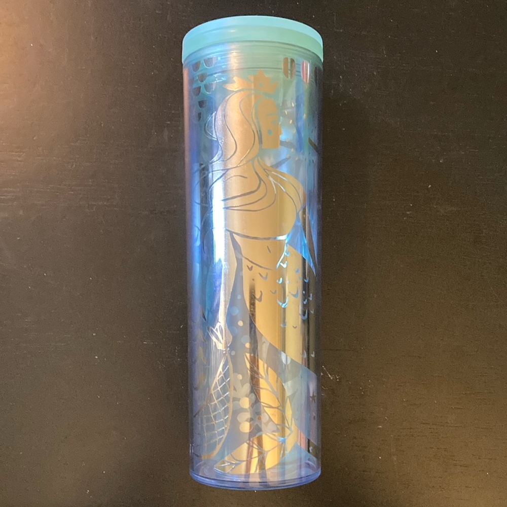 Starbucks Elegant Mermaid Tumbler with Aqua Lid